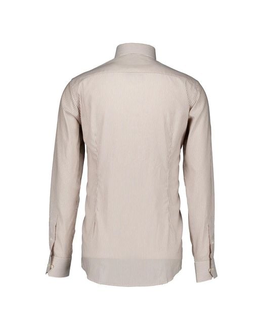 Eton of Sweden Gray Formal Shirts for men