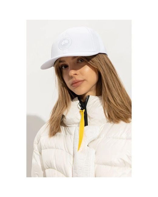 Caps di Canada Goose in White