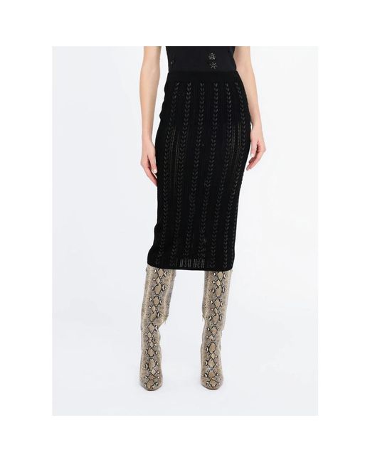 Liu Jo Midi Skirts in het Black