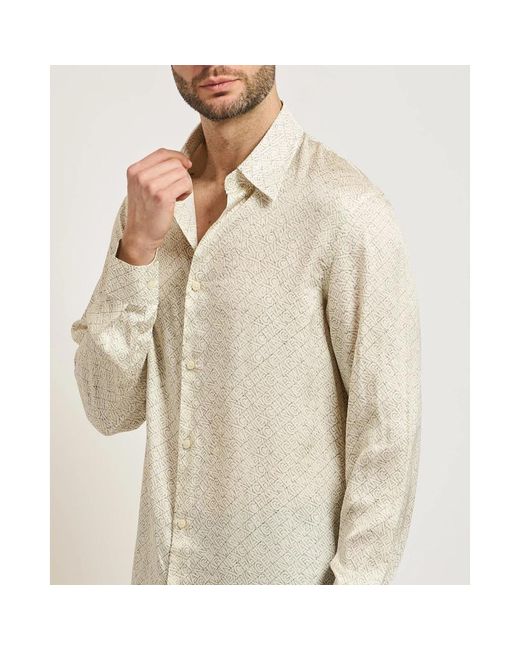 ARMANI EXCHANGE Natural Casual Shirts for men