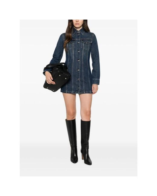 Liu Jo Blue Shirt Dresses