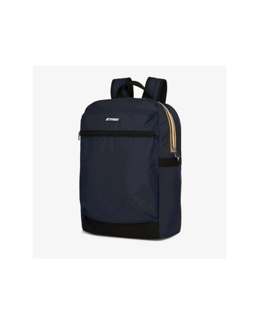K-Way Blue Backpacks for men