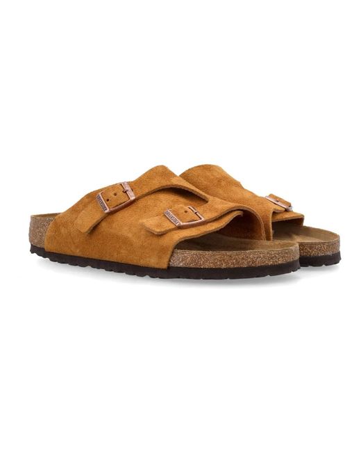 Birkenstock Sliders in het Brown voor heren