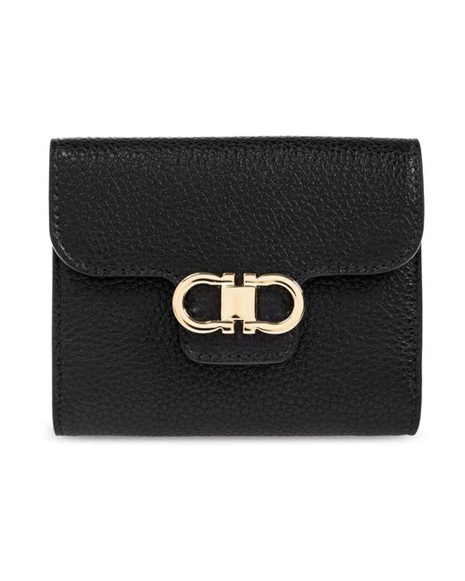 Ferragamo Black Wallets &Amp; Cardholders