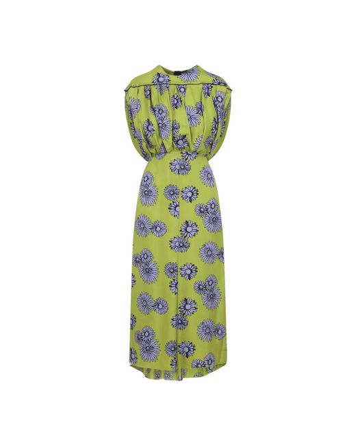 Lanvin Green Midi Dresses