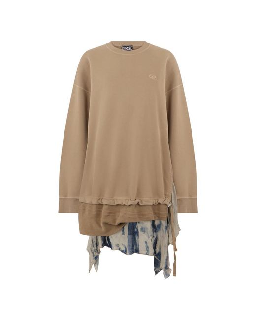 DIESEL Natural Sweatshirts