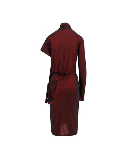 Maison Margiela Red Midi Dresses
