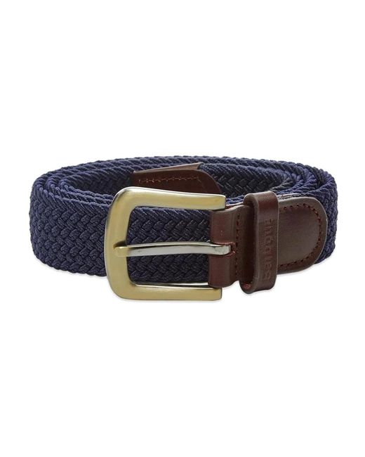 Barbour Blue Stretch Webbing Ledergürtel