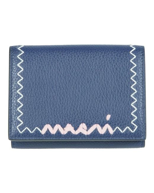 Marni Blue Wallets & Cardholders