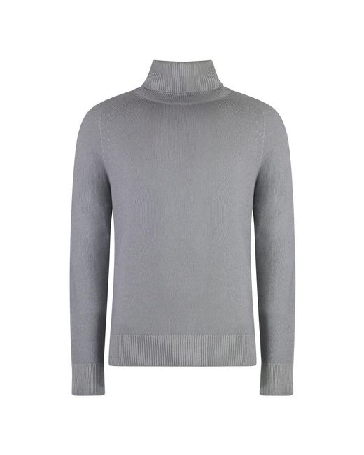 Malo Gray Cashmere Knitwear for men