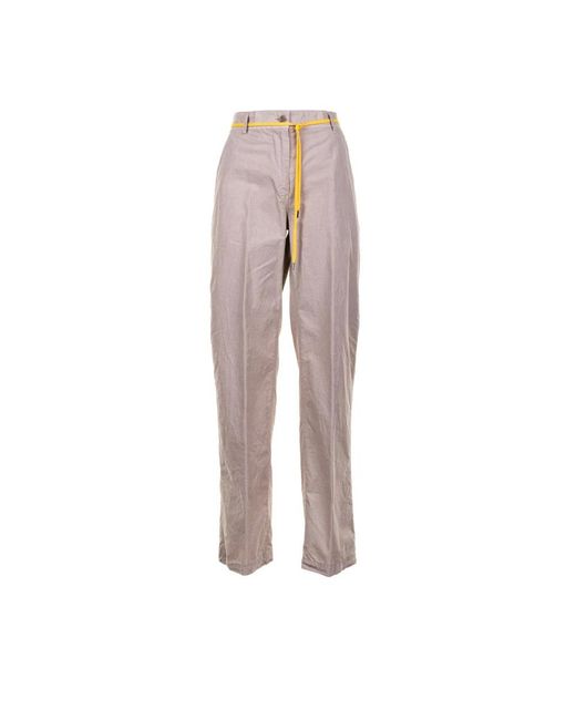 Aspesi Natural Straight Trousers