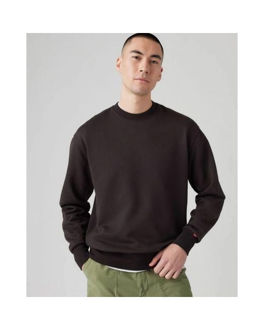 Levi's Sweatshirt in het Black voor heren