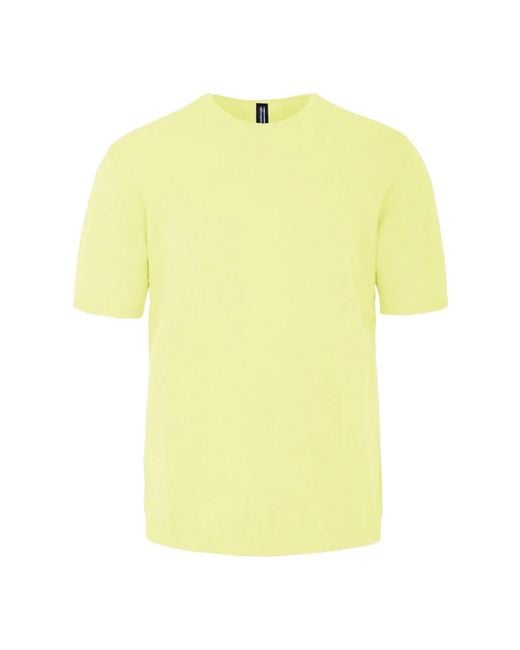 Bomboogie Yellow Round-Neck Knitwear for men