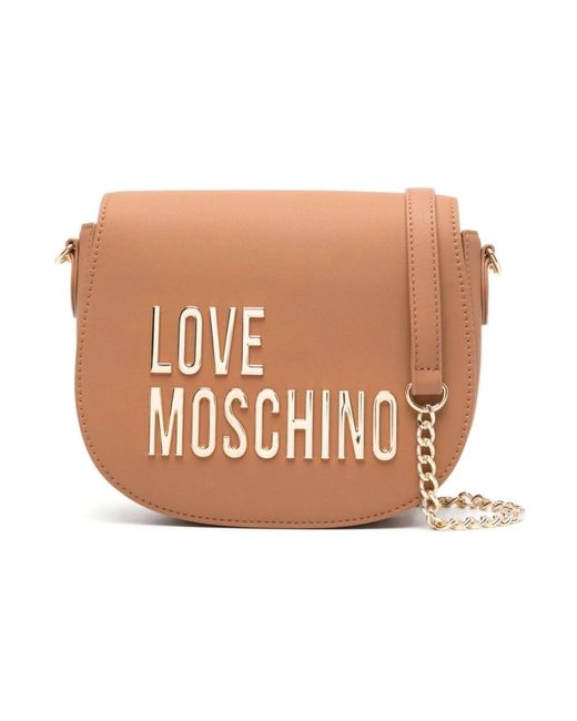 Love Moschino Brown Cross Body Bags