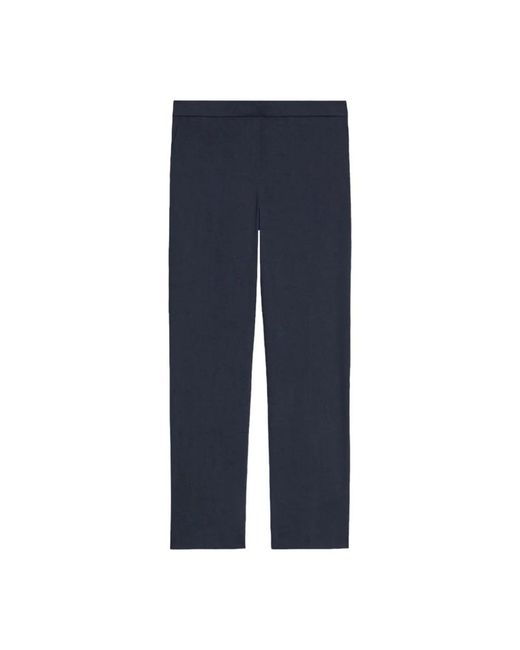Theory Blue Cropped Trousers