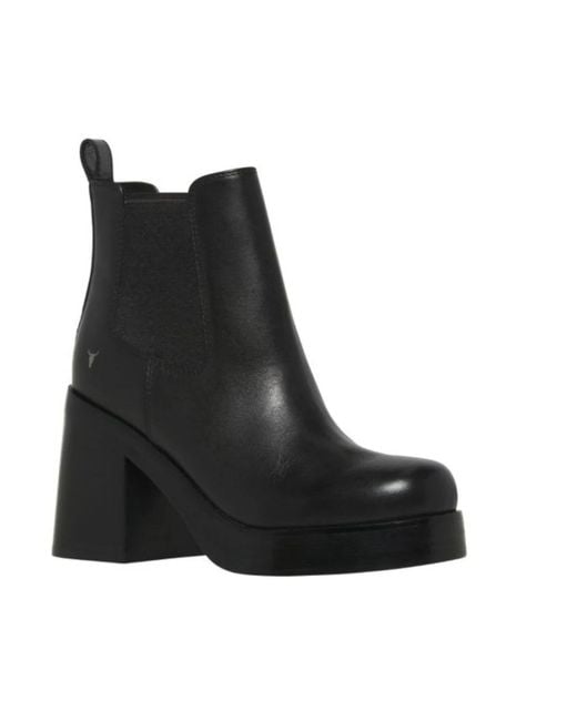 Windsor Smith Black Heeled Boots