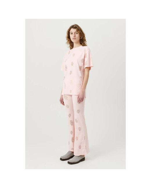 Soulland Pink Blumenbrand samt t-shirt