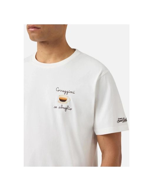 Mc2 Saint Barth White T-Shirts for men
