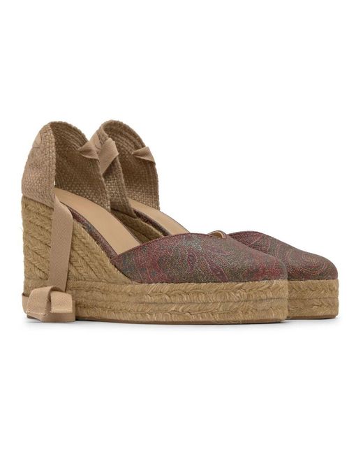Castaner Brown Wedges