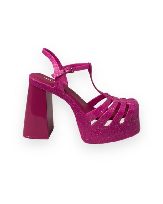 Melissa Purple High Heel Sandals