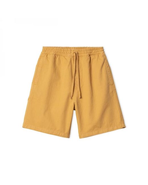 Carhartt Yellow Casual Shorts for men