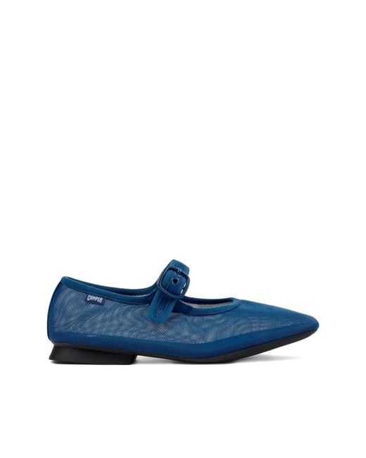 Camper Blue Ballerinas