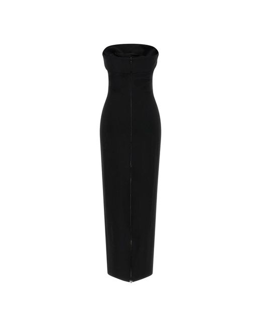 Balmain Maxi Jurk in het Black