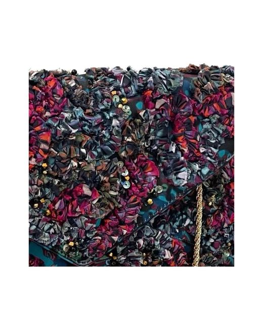 Dries Van Noten Blue Clutches