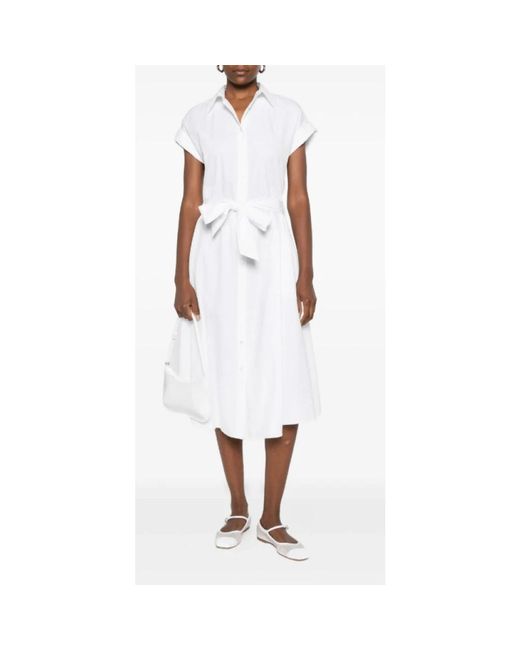 Kiton White Shirt Dresses