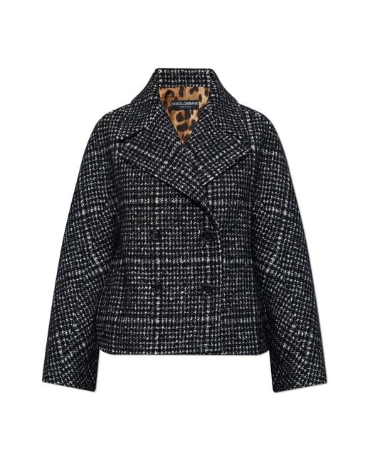 Dolce & Gabbana Korte Jas in het Black