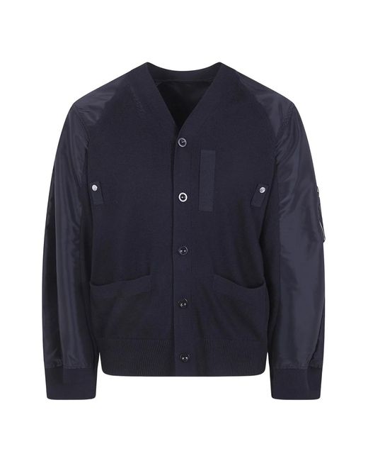 Sacai Cardigans in het Blue voor heren