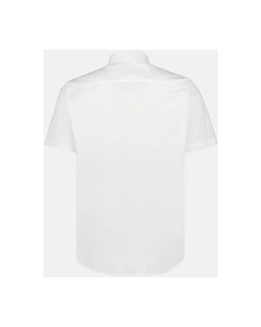 Burberry Kurzarm casual hemd in White für Herren