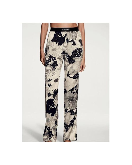 Tom Ford Natural Wide Trousers