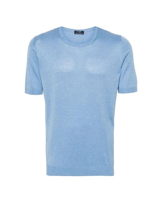 Barba Napoli Blue T-Shirts for men