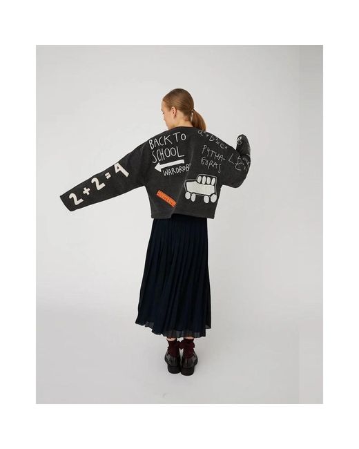 Stella Nova Midi Rok in het Black