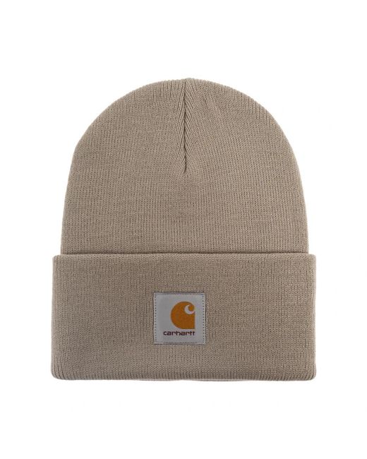 Carhartt Gray Patch Beanie