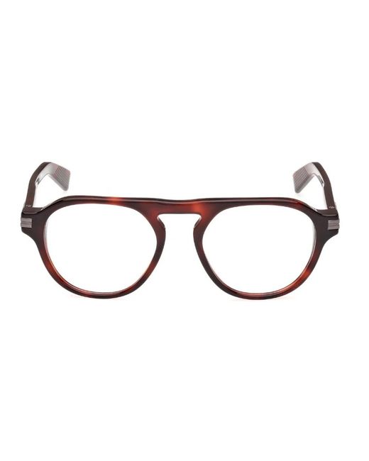 Zegna Brown Glasses