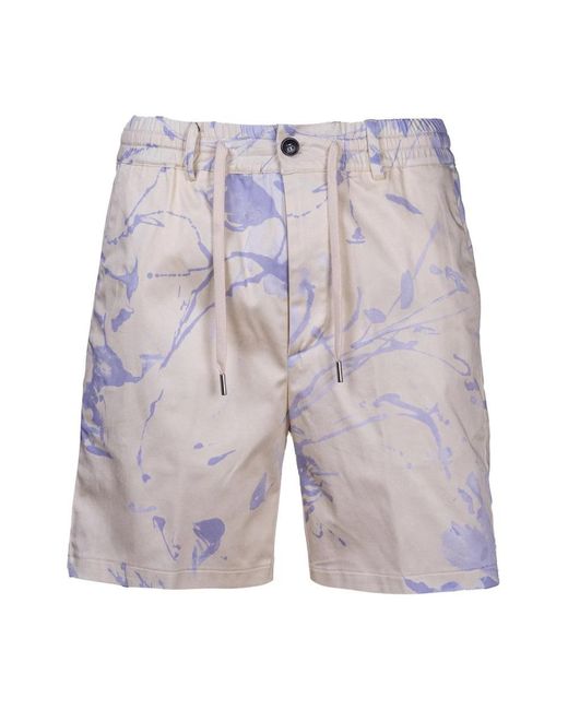 Mauro Grifoni Blue Casual Shorts for men