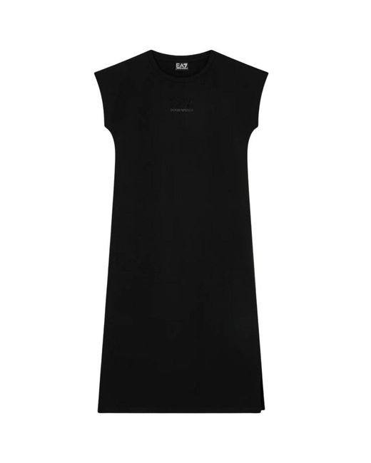 EA7 Black Midi Dresses