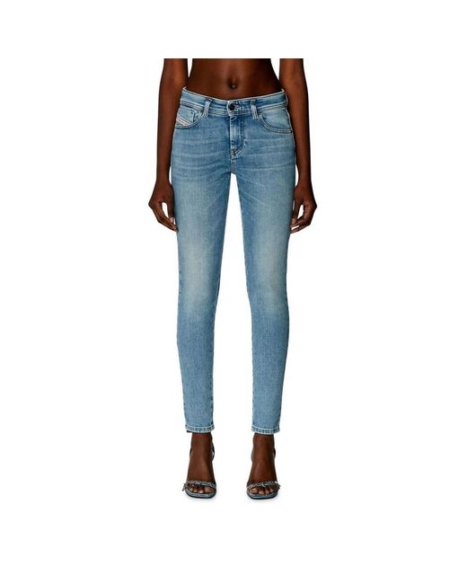 DIESEL Blue Skinny Fit Jeans