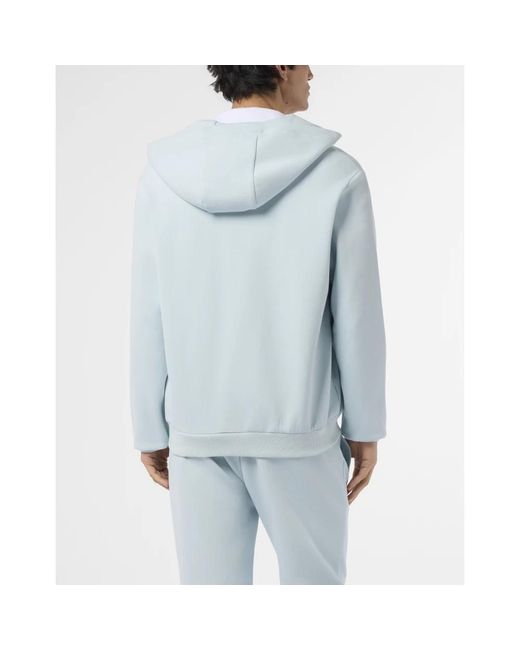 Long Sleeve Training Tops Philipp Plein de hombre de color Blue
