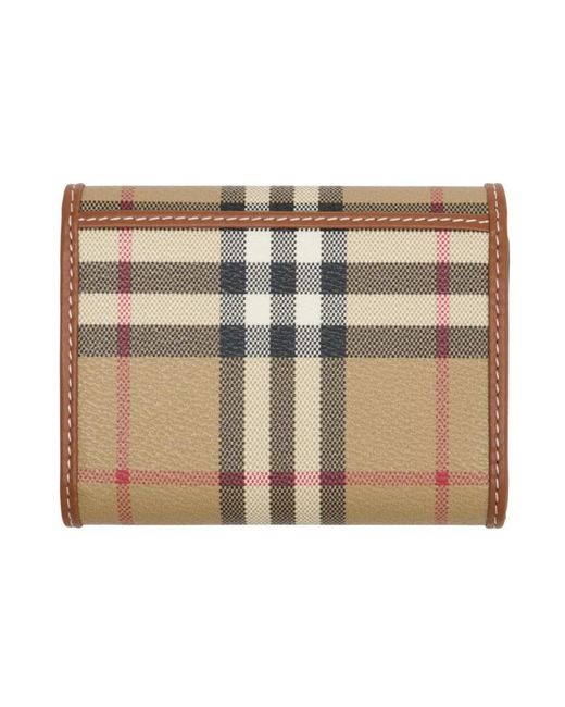 Wallets & Cardholders di Burberry in Natural