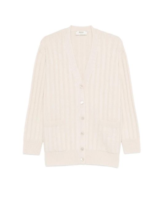 Fendi White Cardigans