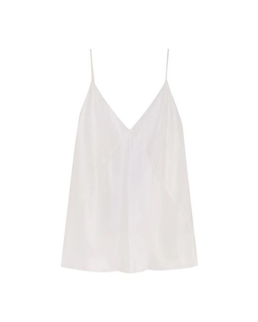 Max Mara Tops ,Wit ,Sleeveless Tops in het White