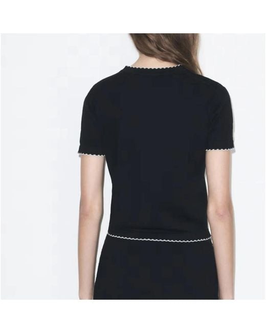 Tory Burch Black Round-Neck Knitwear