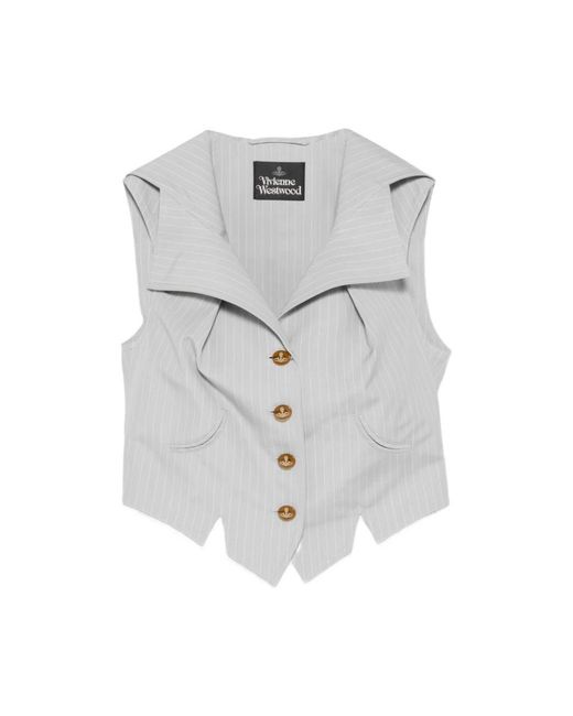 Vivienne Westwood Gray Vests