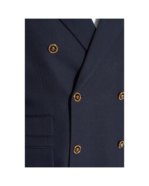 Suits > formal blazers Versace pour homme en coloris Blue