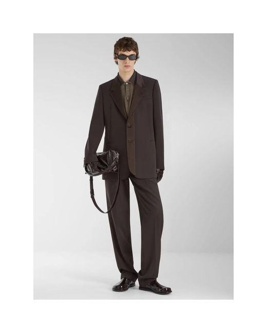 Fendi Gray Suit Trousers for men