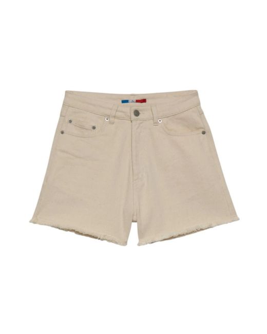 G.Kero Natural Denim Shorts