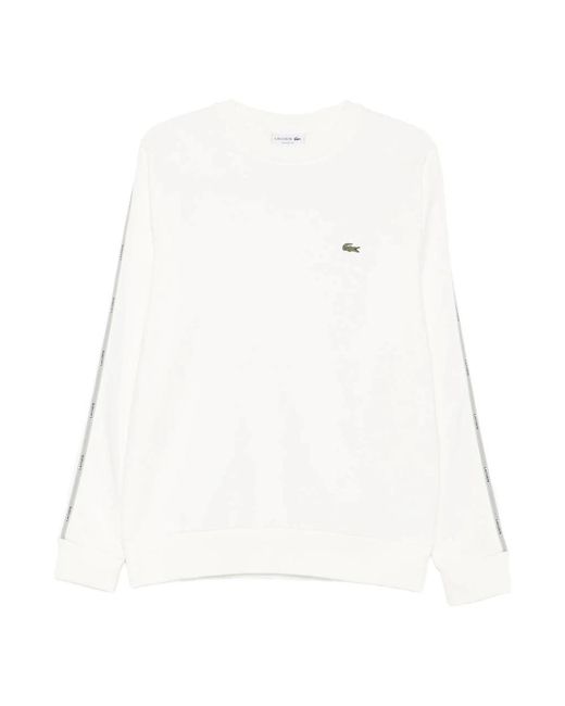 Lacoste White Sweatshirts for men